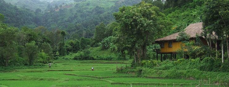Hmong Hilltribe alojamiento Mae Rim Exterior foto
